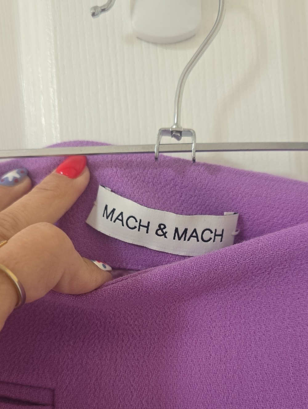 Mach & Mach Crystal Hearts Embellished Mini Skirt Nwot Size 8 - Picture 9 of 9